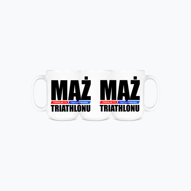 Kubek MĄŻ TRIATHLONU X TRIWOLAK TV
